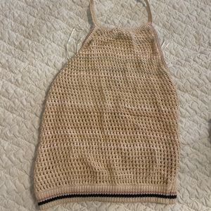 Free people knit halter top